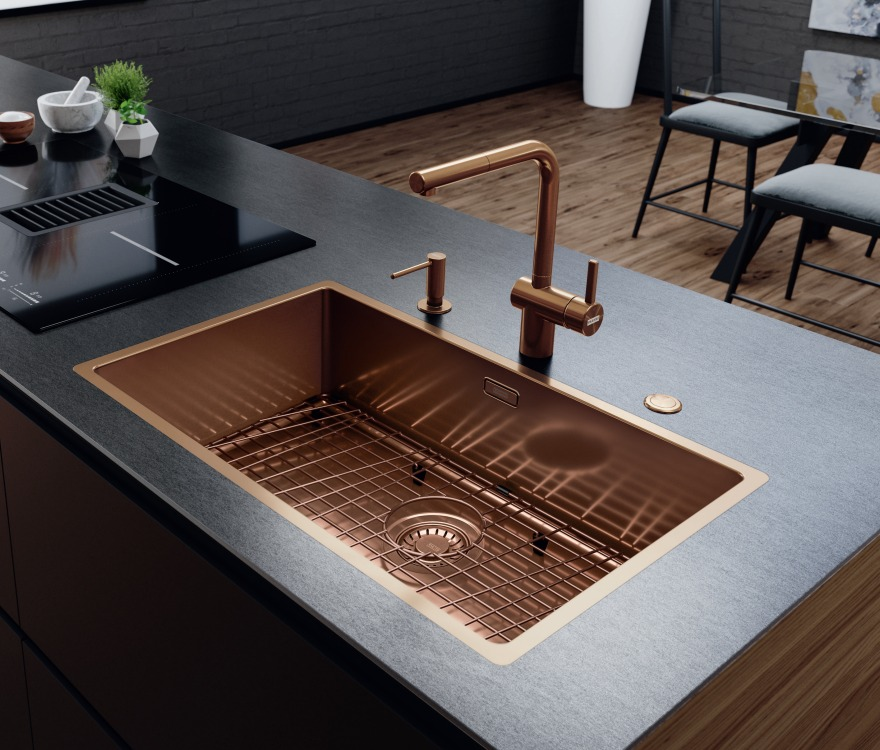Cooktop premium em cozinha sofisticada